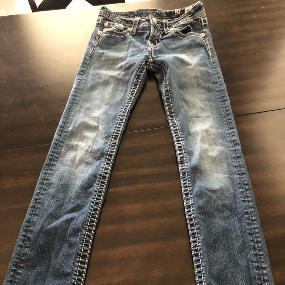 Girls Miss Me skinny jeans
